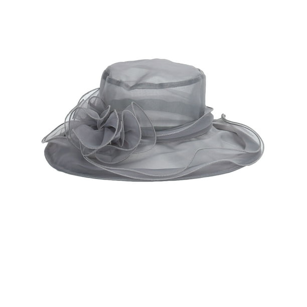 Vintage Women Wide Brim Kentucky Derby Sun Hat Wedding Tea Party Church Cap Vintage Women Wide Brim Kentucky Derby Sun Hat Wedding Tea Party Church Cap
